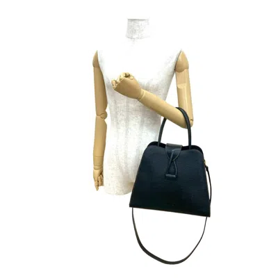 Pre-owned Loewe Black Leather Handbag Shoulder Bag ()