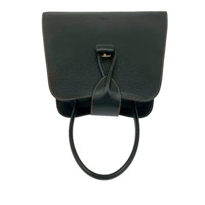 Pre-owned Loewe Black Leather Handbag Shoulder Bag ()
