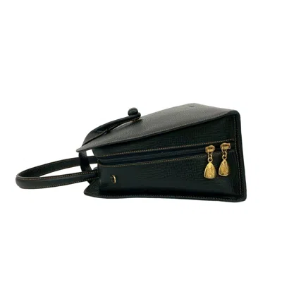 Pre-owned Loewe Black Leather Handbag Shoulder Bag ()