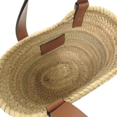 Pre-owned Loewe Black Raffia Leather Handbag Tote Bag ()