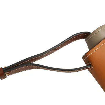 Pre-owned Loewe Brown Grayish Leather Shoulder Bag ()