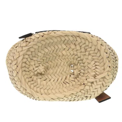 Pre-owned Loewe Black Raffia Leather Handbag Tote Bag ()