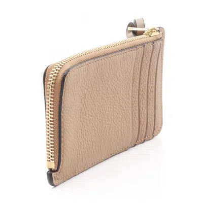 Pre-owned Loewe Brown Leather Coin Purse/coin Case ()