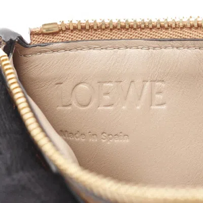 Pre-owned Loewe Brown Leather Coin Purse/coin Case ()