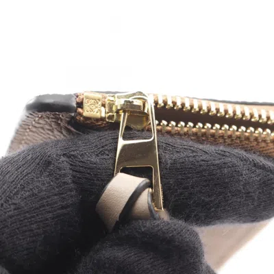 Pre-owned Loewe Brown Leather Coin Purse/coin Case ()