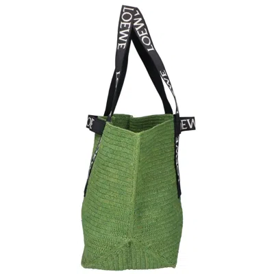 Pre-owned Loewe Green Raffia Tote Bag ()