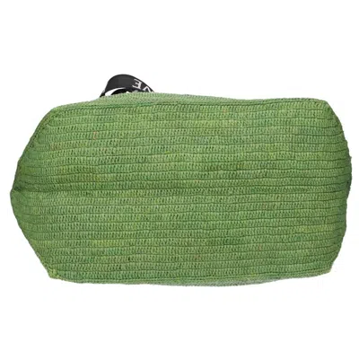 Pre-owned Loewe Green Raffia Tote Bag ()
