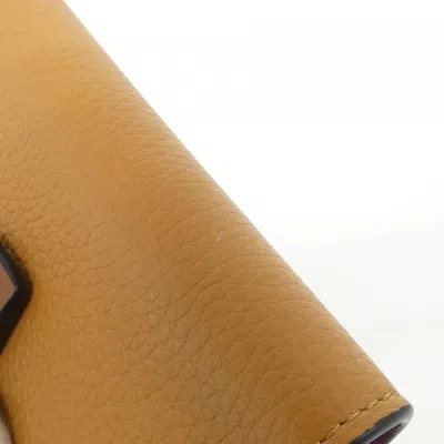 Pre-owned Loewe Light Camel Leather Wallet (bi-fold) () In Brown