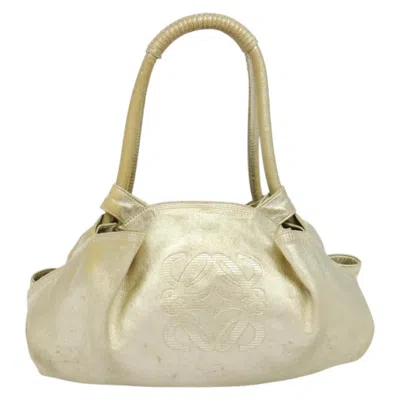 Pre-owned Loewe Nappa Gold Leather Tote Bag ()