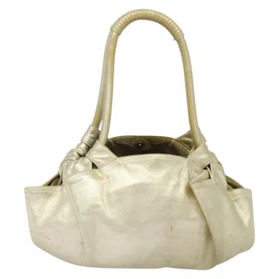 Pre-owned Loewe Nappa Gold Leather Tote Bag ()