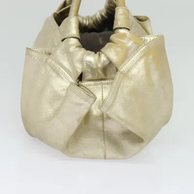 Pre-owned Loewe Nappa Gold Leather Tote Bag ()