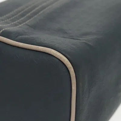 Pre-owned Loewe Navy Canvas Clutch Bag () In Blue