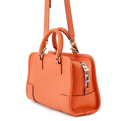Pre-owned Loewe Orange Leather Handbag Shoulder Bag ()