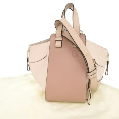 Pre-owned Loewe Pink Leather Handbag Shoulder Bag ()