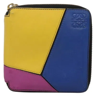 Pre-owned Loewe Puzzle Multicolour Leather Wallet  ()