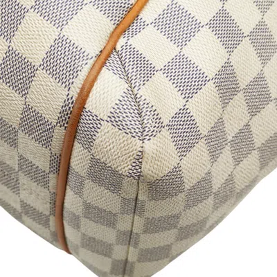Pre-owned Louis Vuitton Azur Damier Azur Ivory White Ivory Shoulder Bag Tote Bag ()