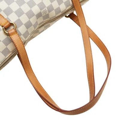 Pre-owned Louis Vuitton Azur Damier Azur Ivory White Ivory Shoulder Bag Tote Bag ()