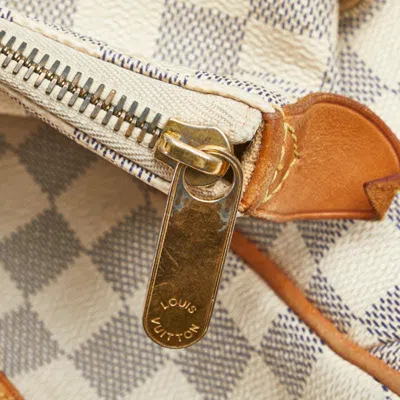Pre-owned Louis Vuitton Azur Damier Azur Ivory White Ivory Shoulder Bag Tote Bag ()
