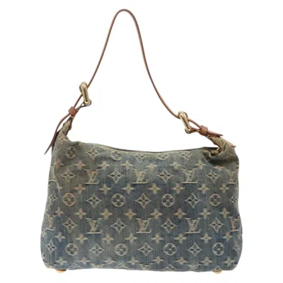 Pre-owned Louis Vuitton Baggy Blue Denim - Jeans Shoulder Bag ()