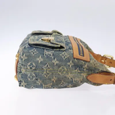 Pre-owned Louis Vuitton Baggy Blue Denim - Jeans Shoulder Bag ()