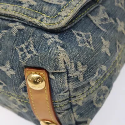 Pre-owned Louis Vuitton Baggy Blue Denim - Jeans Shoulder Bag ()