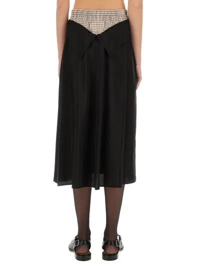 Maison Margiela Anonymity Of The Lining Skirt In Black