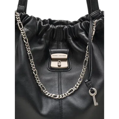 Marc Jacobs Leather Shoulder Bag With Chain And Straps