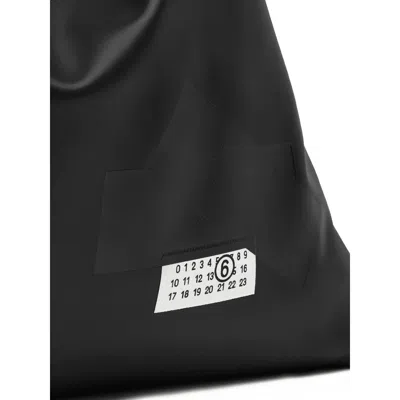 Mm6 Maison Margiela Mm6 By Maison Margiela Classic Japanese Bag - Polyester - Black In Black