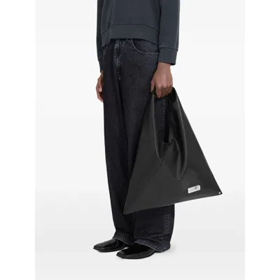 Mm6 Maison Margiela Mm6 By Maison Margiela Classic Japanese Bag - Polyester - Black In Black