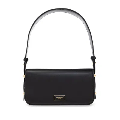Kate Spade Leather Tote Bag In Black