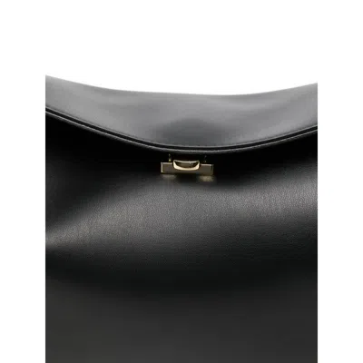 Themoirè Shoulder Bag With Snap Closure