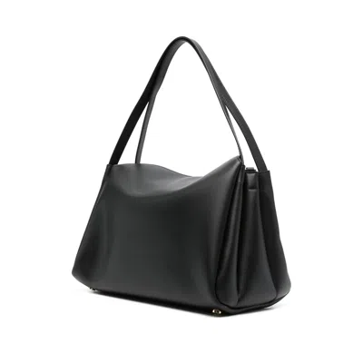 Themoirè Shoulder Bag With Snap Closure