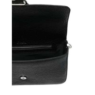 Pinko Edium Classic Love Slouchy Leather Bag In Black