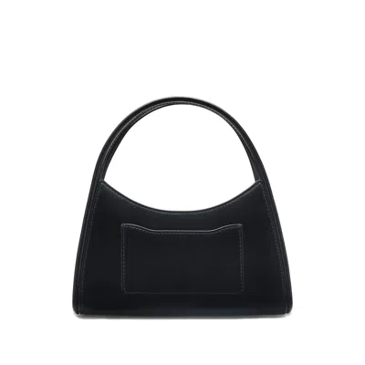 Marc Jacobs Glam Claw Clip Leather Crossbody Bag In Black