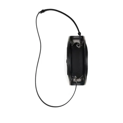 Marc Jacobs Glam Claw Clip Leather Crossbody Bag In Black