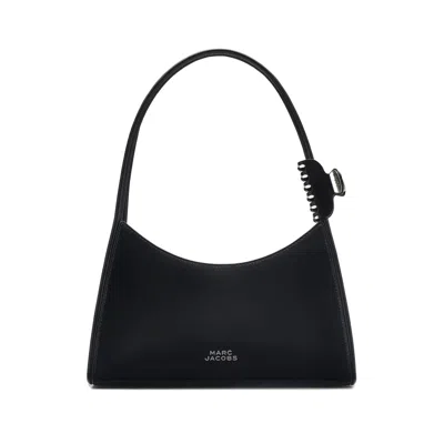 Marc Jacobs Glam Claw Clip Leather Shoulder Bag