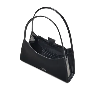 Marc Jacobs Glam Claw Clip Leather Shoulder Bag