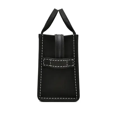 Marc Jacobs The Trompe Loeil Cargo Canvas Medium Tote Bag In Black