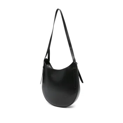 Coperni Leather Shoulder Bag In Black