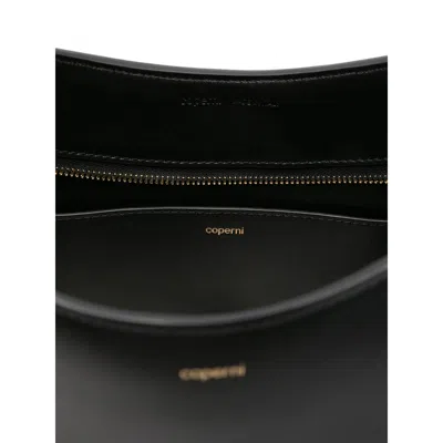 Coperni Leather Shoulder Bag In Black