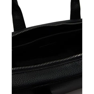Staud Dude Small Leather Shoulder Bag In Black