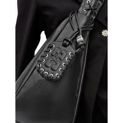 Ganni Black Shoulder Bags Women