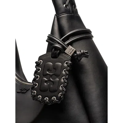 Ganni Black Shoulder Bags Women