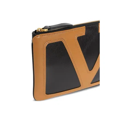 Valentino Garavani Viva Superstar Leather Envelope Clutch Bag In Multi