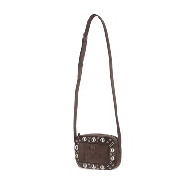 Valentino Garavani Nellcote Shoulder Bag In Brown