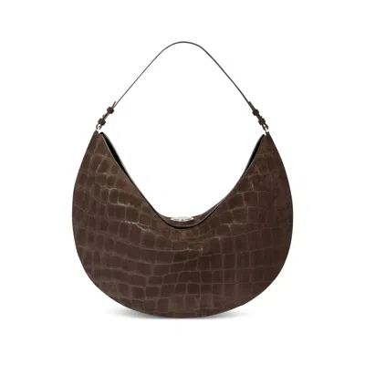 Jacquemus Dark Brown The Ovalo Hobo Bag