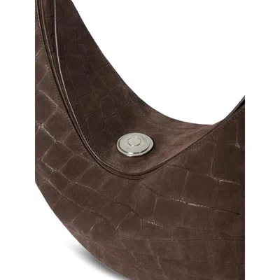 Jacquemus Dark Brown The Ovalo Hobo Bag