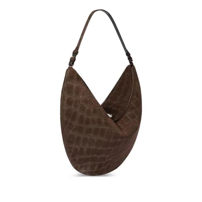 Jacquemus Dark Brown The Ovalo Hobo Bag