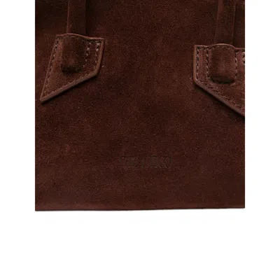 Attico Medium La Passeggiata Suede Tote Bag