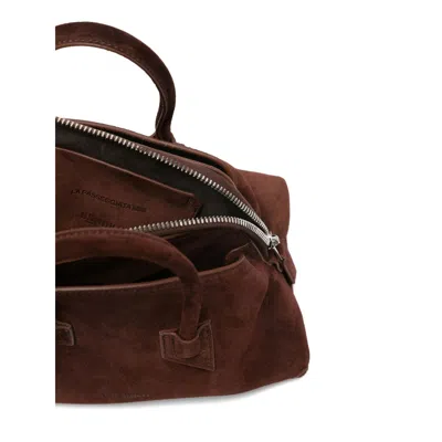 Attico Medium La Passeggiata Suede Tote Bag